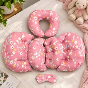 প্রেগনেন্সি সাপোর্ট পিলো - ৬ পিস - Pink